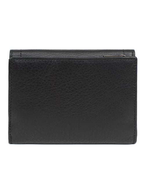 Portefeuille  1 volet  Stop RFID  Cuir SAUVAGE - Kiabi