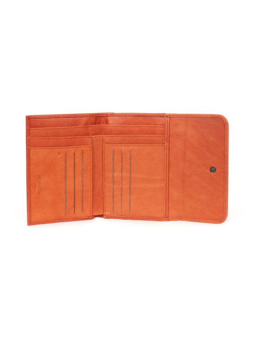 Portefeuille  1 volet  Stop RFID  Cuir SAUVAGE - Kiabi