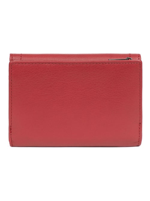 Portefeuille  1 volet  Stop RFID  Cuir SAUVAGE - Kiabi