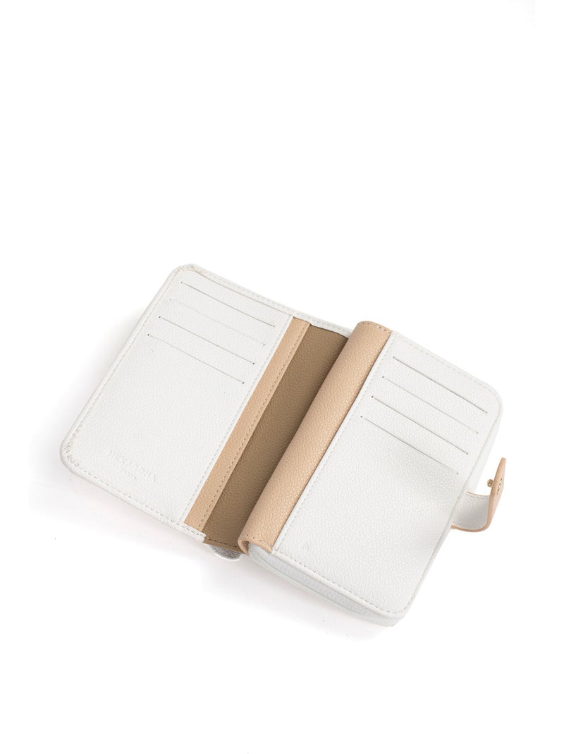 Portefeuille  1 volet  Stop RFID LYS Blanc Multicolore - Kiabi