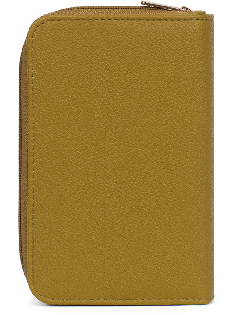Portefeuille  1 volet  Stop RFID LYS Vert anis - Kiabi