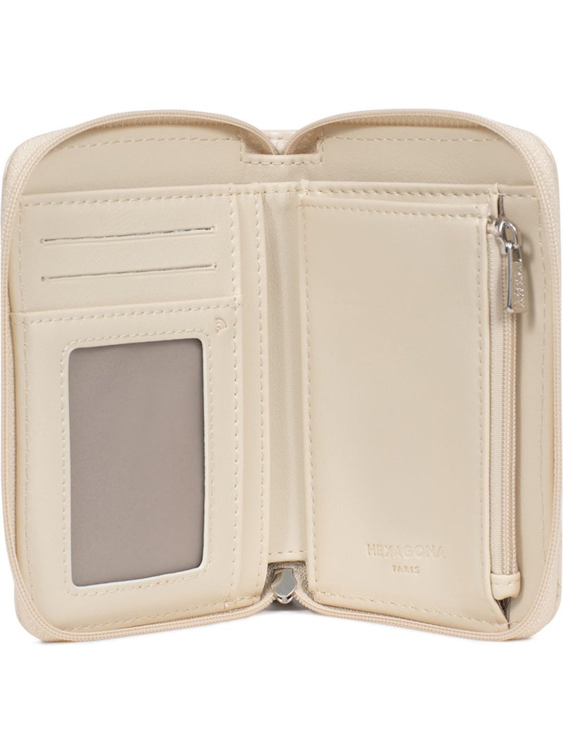 Portefeuille  1 volet  Stop RFID NILA Ivoire - Kiabi