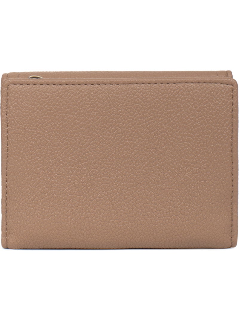 Portefeuille  1 volet  Stop RFID RONDA Taupe - Kiabi