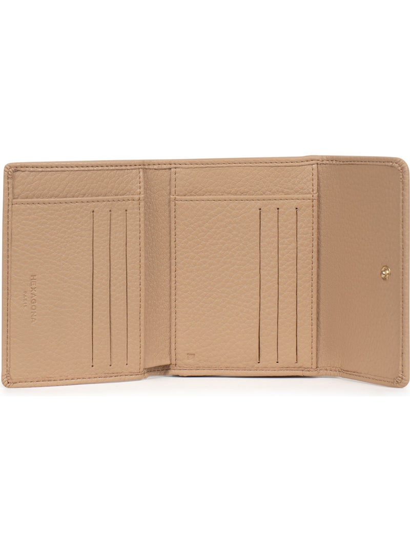 Portefeuille  1 volet  Stop RFID ZORA Beige sable - Kiabi