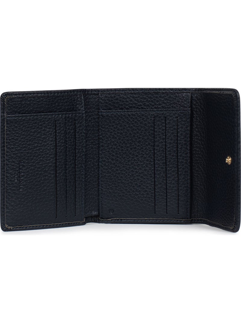 Portefeuille  1 volet  Stop RFID ZORA Bleu nuit - Kiabi