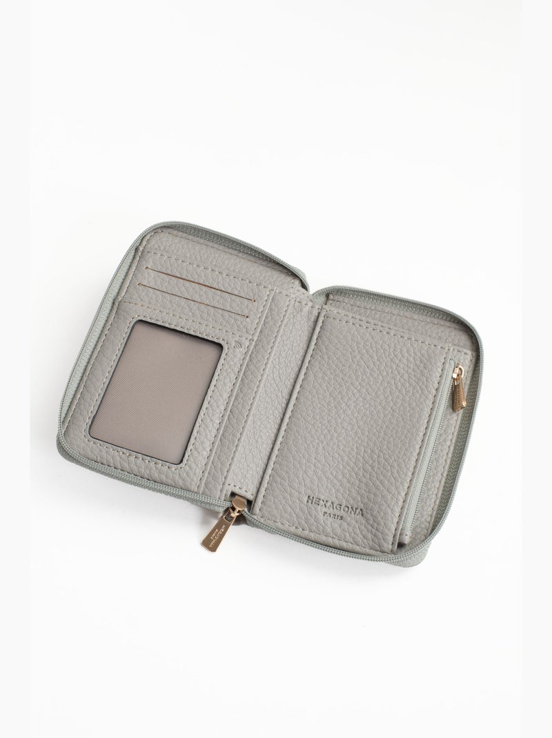 Portefeuille  1 volet  Stop RFID ZORA Gris clair - Kiabi