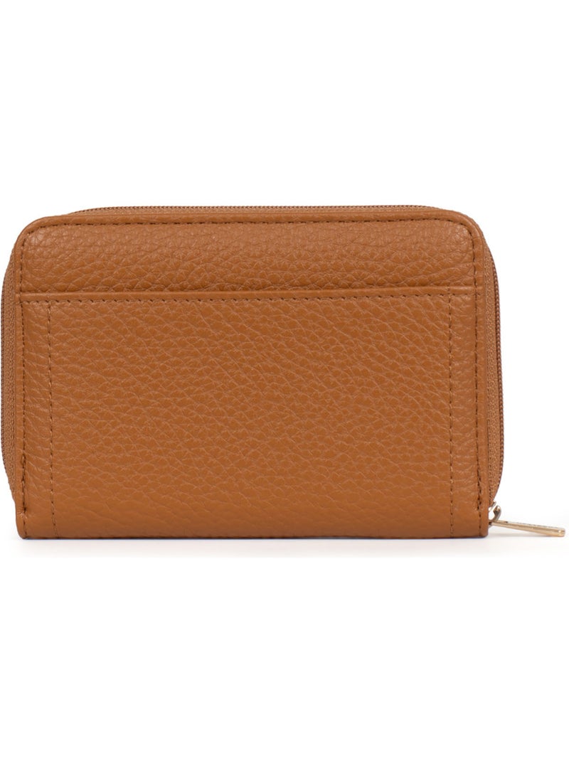 Portefeuille  1 volet  Stop RFID ZORA Marron caramel - Kiabi