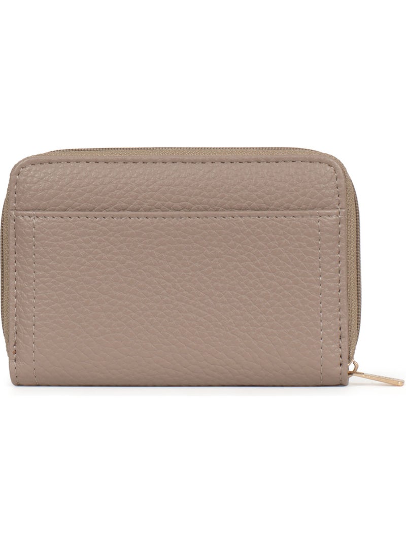 Portefeuille  1 volet  Stop RFID ZORA Taupe - Kiabi
