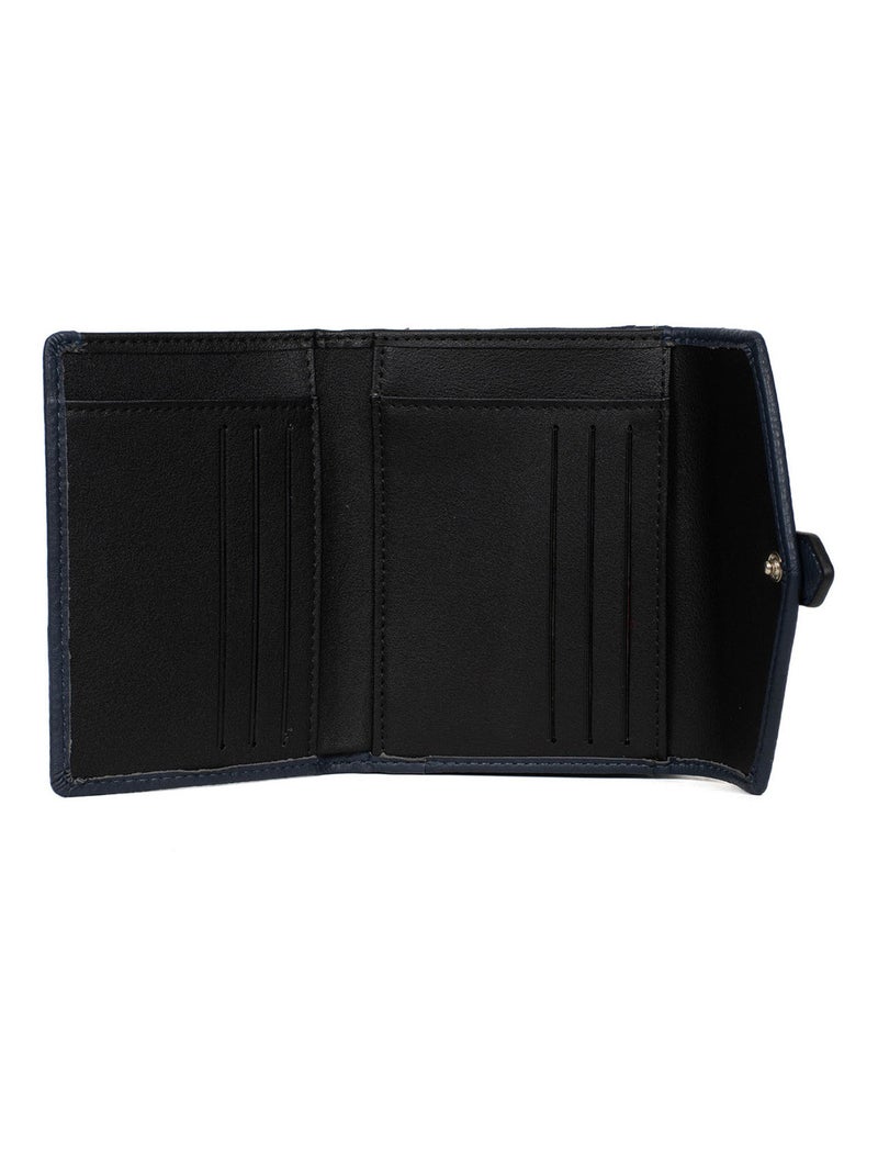 Portefeuille  1 volet TOSCANE Bleu marine - Kiabi