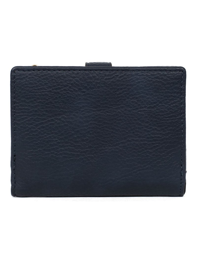 Portefeuille  1 volet TOSCANE Bleu marine - Kiabi