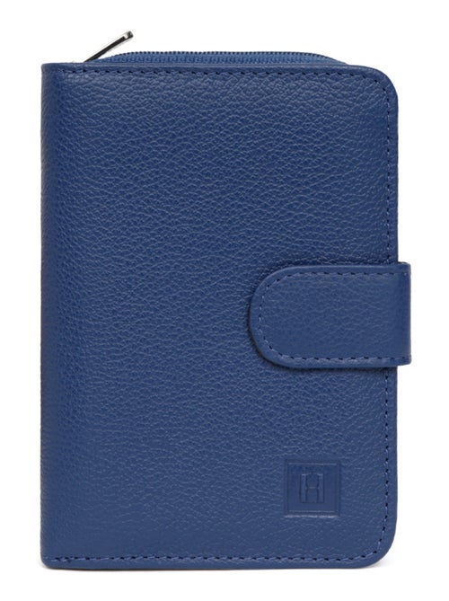 Portefeuille  2 volets  Cuir CONFORT - Kiabi