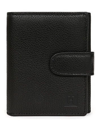 Portefeuille 2 volets cuir confort hexagona