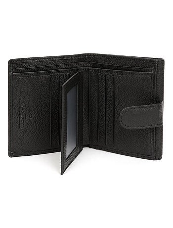 Portefeuille 2 volets cuir confort hexagona