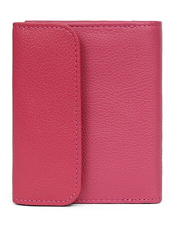 Portefeuille 2 volets cuir confort hexagona