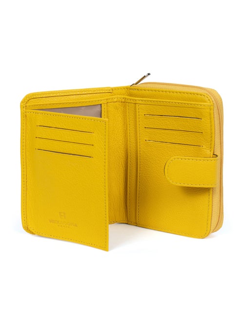 Portefeuille  2 volets  Cuir CONFORT - Kiabi
