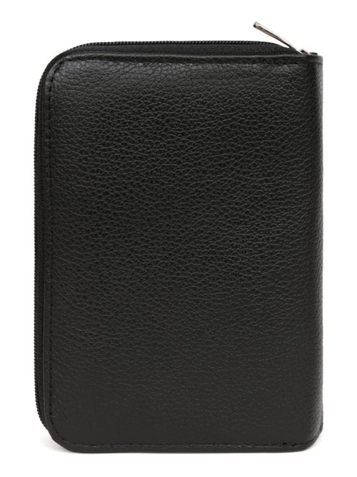 Portefeuille  2 volets  Cuir CONFORT - Kiabi