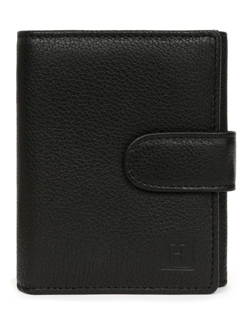 Portefeuille  2 volets  Cuir CONFORT - Kiabi