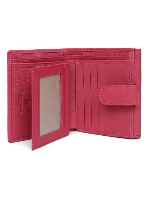 Portefeuille  2 volets  Cuir CONFORT - Kiabi