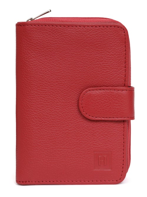 Portefeuille  2 volets  Cuir CONFORT - Kiabi