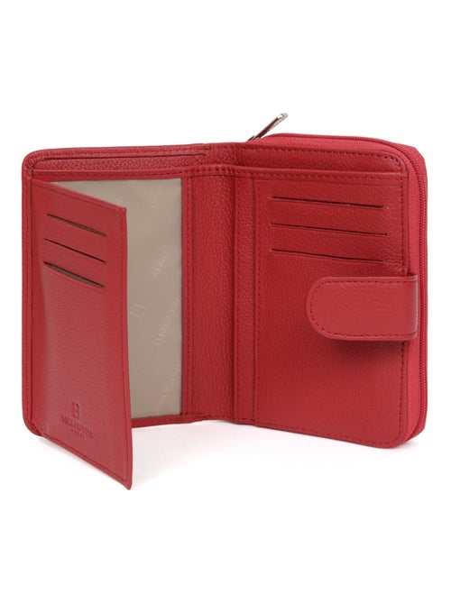 Portefeuille  2 volets  Cuir CONFORT - Kiabi