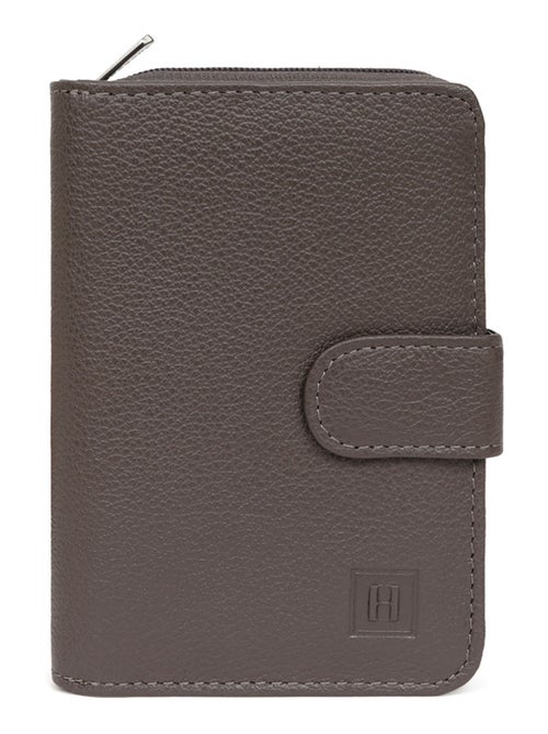 Portefeuille  2 volets  Cuir CONFORT - Kiabi
