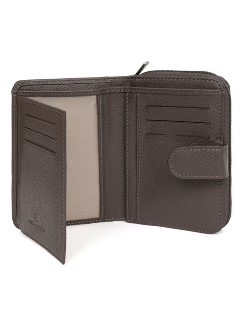 Portefeuille  2 volets  Cuir CONFORT - Kiabi