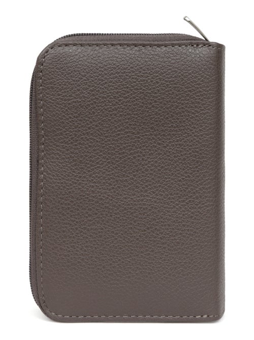 Portefeuille  2 volets  Cuir CONFORT - Kiabi