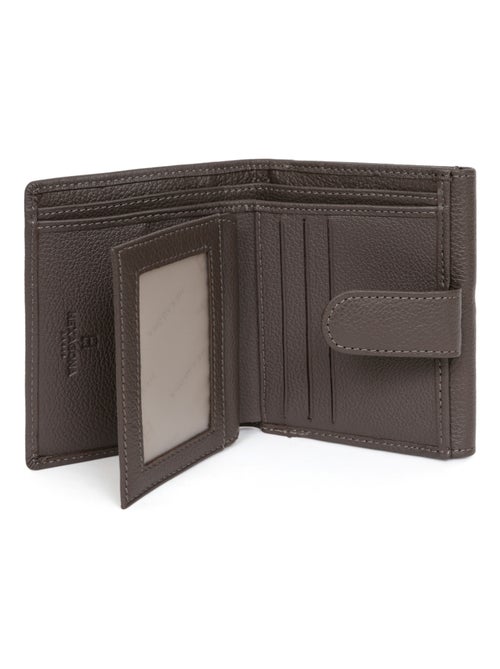 Portefeuille  2 volets  Cuir CONFORT - Kiabi