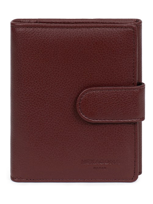 Portefeuille  2 volets  Cuir CONFORT - Kiabi