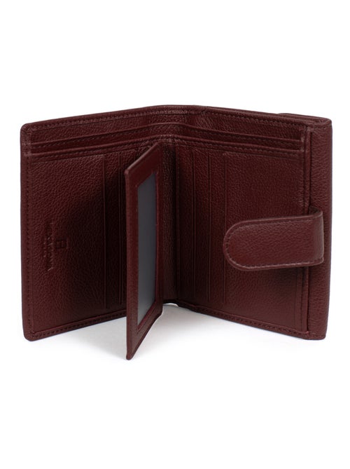 Portefeuille  2 volets  Cuir CONFORT - Kiabi