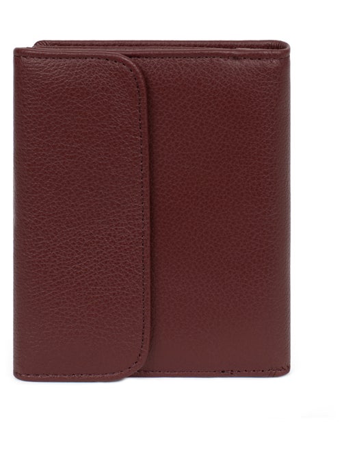 Portefeuille  2 volets  Cuir CONFORT - Kiabi
