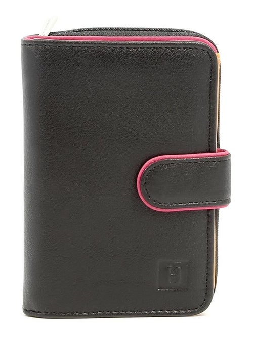Portefeuille  2 volets  Cuir MULTICO - Kiabi
