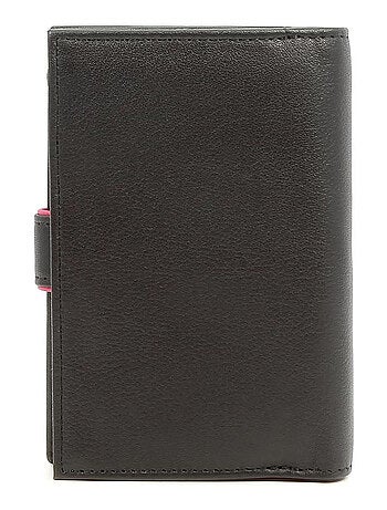 Portefeuille 2 volets Cuir MULTICO