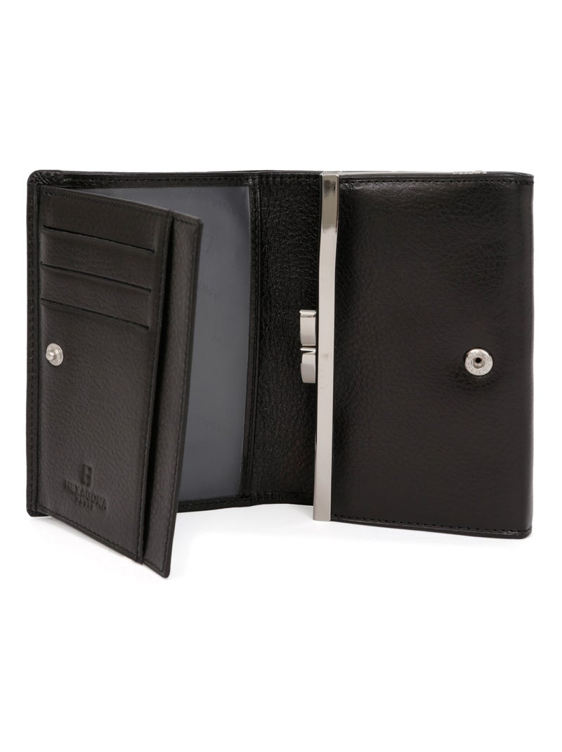 Portefeuille  2 volets  Cuir RÉPUBLIQUE Noir - Kiabi