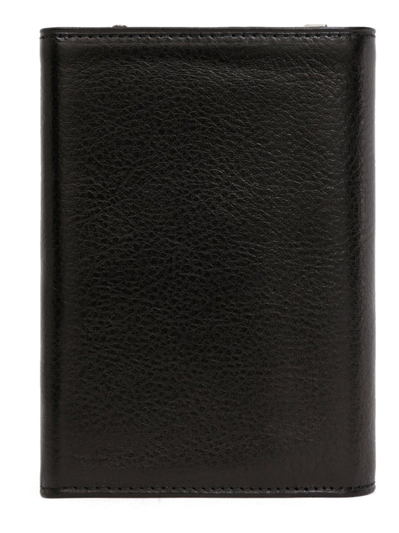 Portefeuille  2 volets  Cuir RÉPUBLIQUE Noir - Kiabi