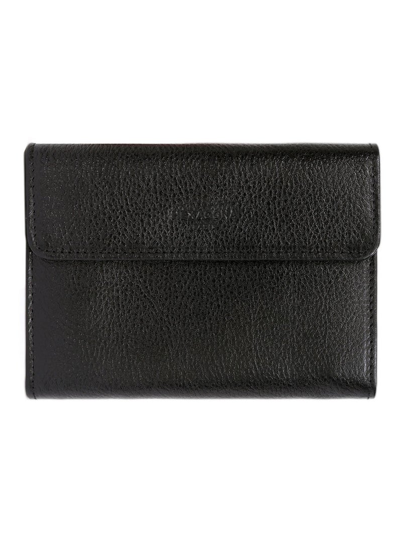 Portefeuille  2 volets  Cuir RÉPUBLIQUE Noir - Kiabi