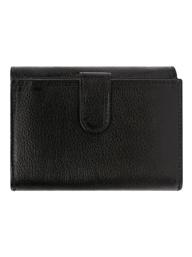 Portefeuille  2 volets  Cuir RÉPUBLIQUE Noir - Kiabi