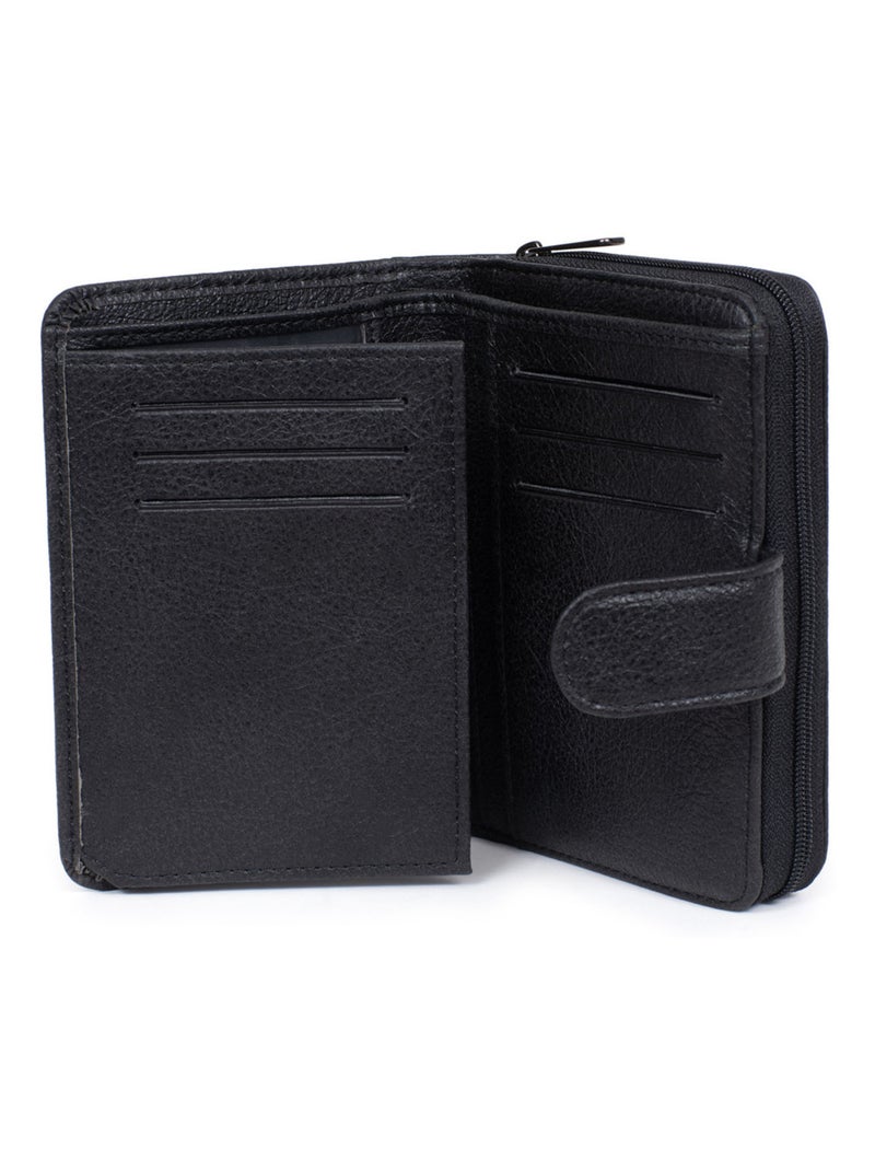 Portefeuille  2 volets GRACIEUSE Noir - Kiabi