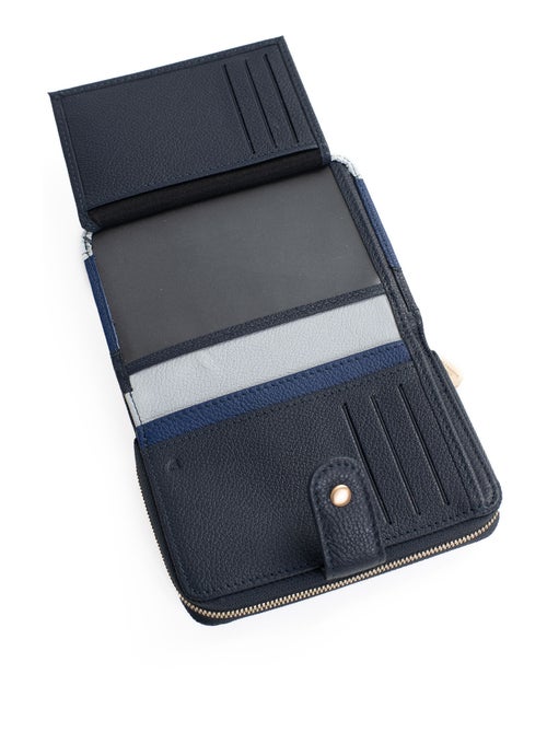 Portefeuille  2 volets  Stop RFID  Cuir BAHIA - Kiabi