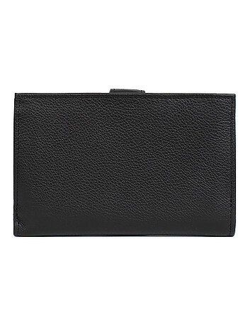 Portefeuille 2 volets stop rfid cuir bahia hexagona