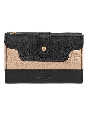 Portefeuille 2 volets Stop RFID Cuir BAHIA