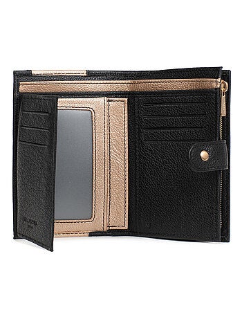 Portefeuille 2 volets Stop RFID Cuir BAHIA