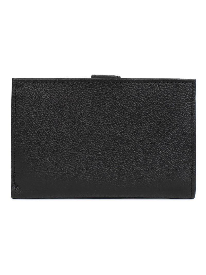 Portefeuille  2 volets  Stop RFID  Cuir BAHIA Noir Multicolore - Kiabi