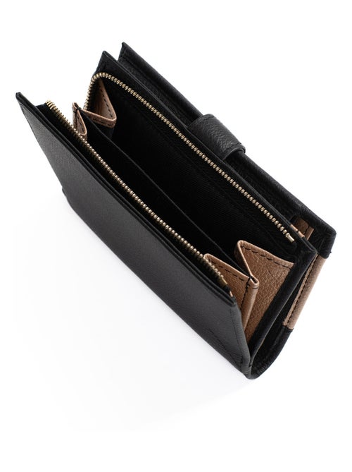 Portefeuille  2 volets  Stop RFID  Cuir BAHIA - Kiabi