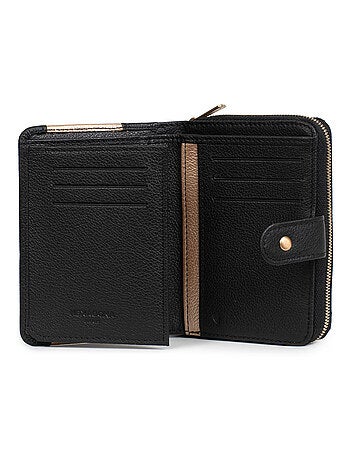 Portefeuille 2 volets Stop RFID Cuir BAHIA