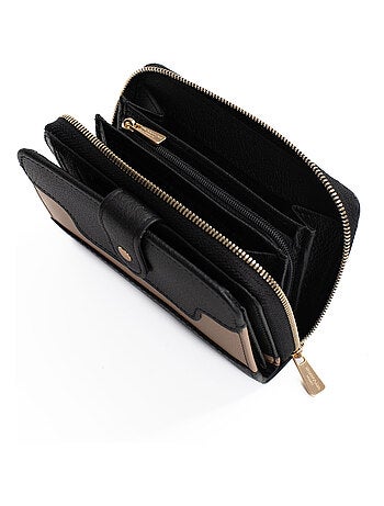 Portefeuille 2 volets Stop RFID Cuir BAHIA