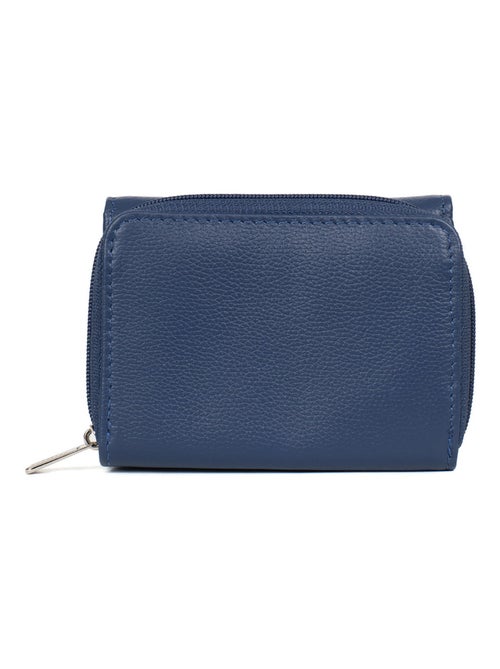 Portefeuille  2 volets  Stop RFID  Cuir CONFORT - Kiabi