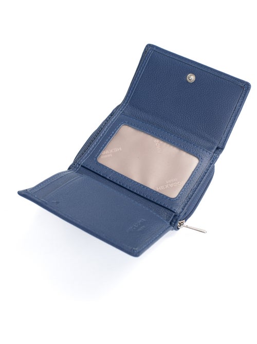 Portefeuille  2 volets  Stop RFID  Cuir CONFORT - Kiabi