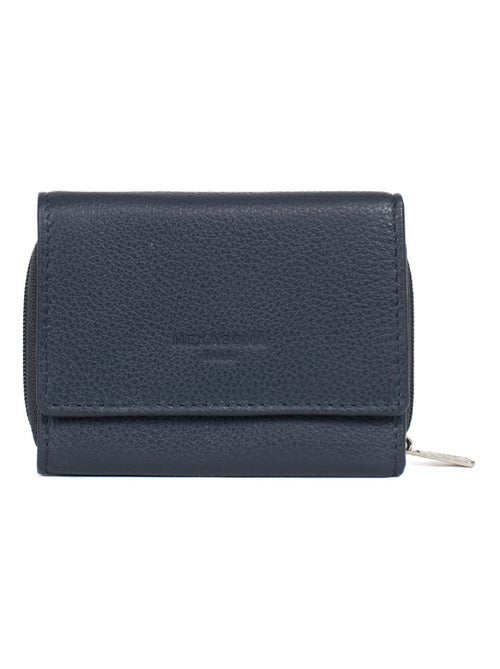 Portefeuille  2 volets  Stop RFID  Cuir CONFORT - Kiabi