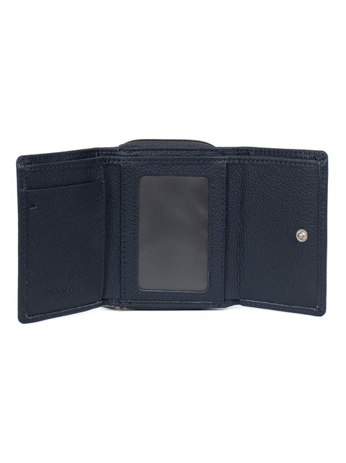 Portefeuille  2 volets  Stop RFID  Cuir CONFORT - Kiabi